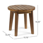 Christopher Knight Home - Ensemble fauteuil club et table d'extérieur Ian en bois d'acacia