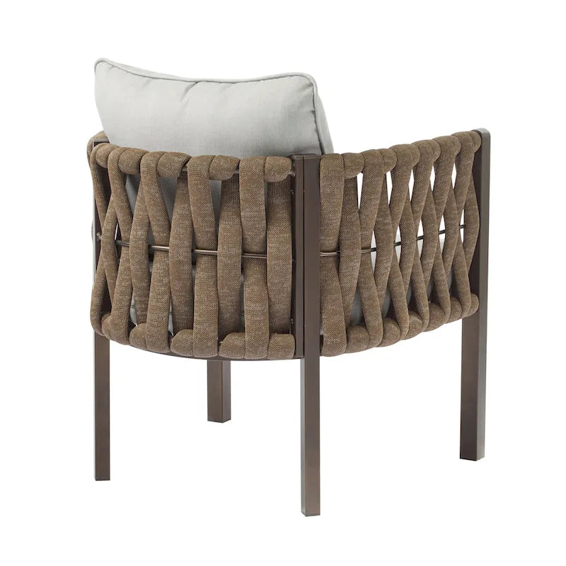 Christopher Knight Home - Fauteuil de patio en tissu Ethan (lot de 2)