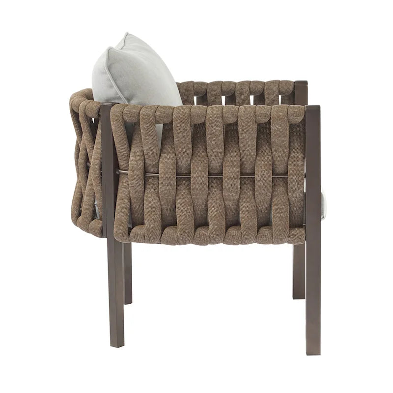 Christopher Knight Home - Fauteuil de patio en tissu Ethan (lot de 2)