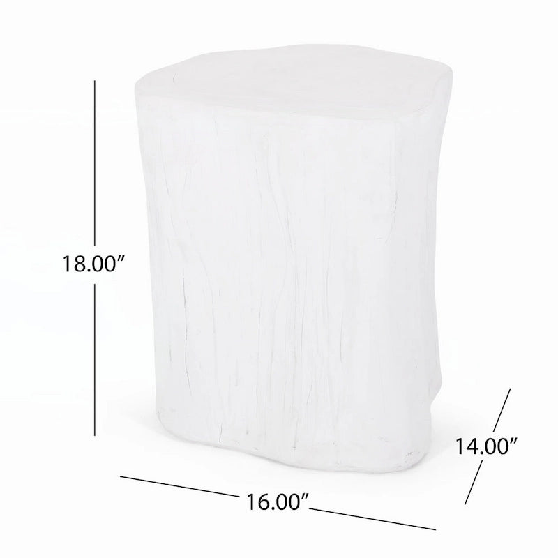 Table d'appoint en béton léger pour l'extérieur