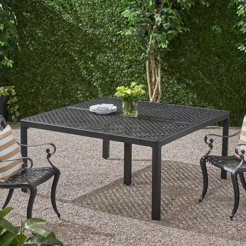 Outdoor Modern Aluminum Dining Table