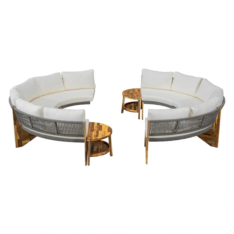 6-Person Outdoor Seating Group with Cushions & 1Coffee Table