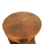 Table d'appoint en béton de forme torsadée, table d'appoint moderne unique pour la décoration intérieure