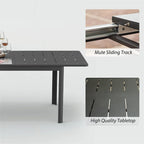 Table extensible pour repas en extérieur