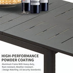 Table extensible pour repas en extérieur