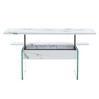 Table basse de 43,3 pouces avec fonction de réglage de la hauteur