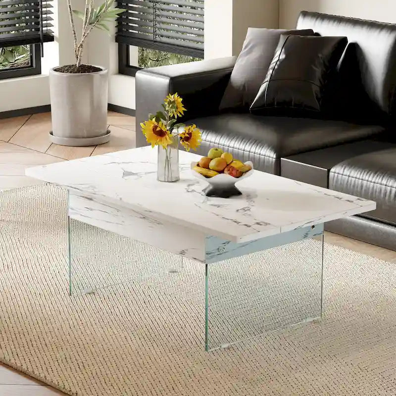 Table basse de 43,3 pouces avec fonction de réglage de la hauteur