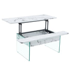Table basse de 43,3 pouces avec fonction de réglage de la hauteur