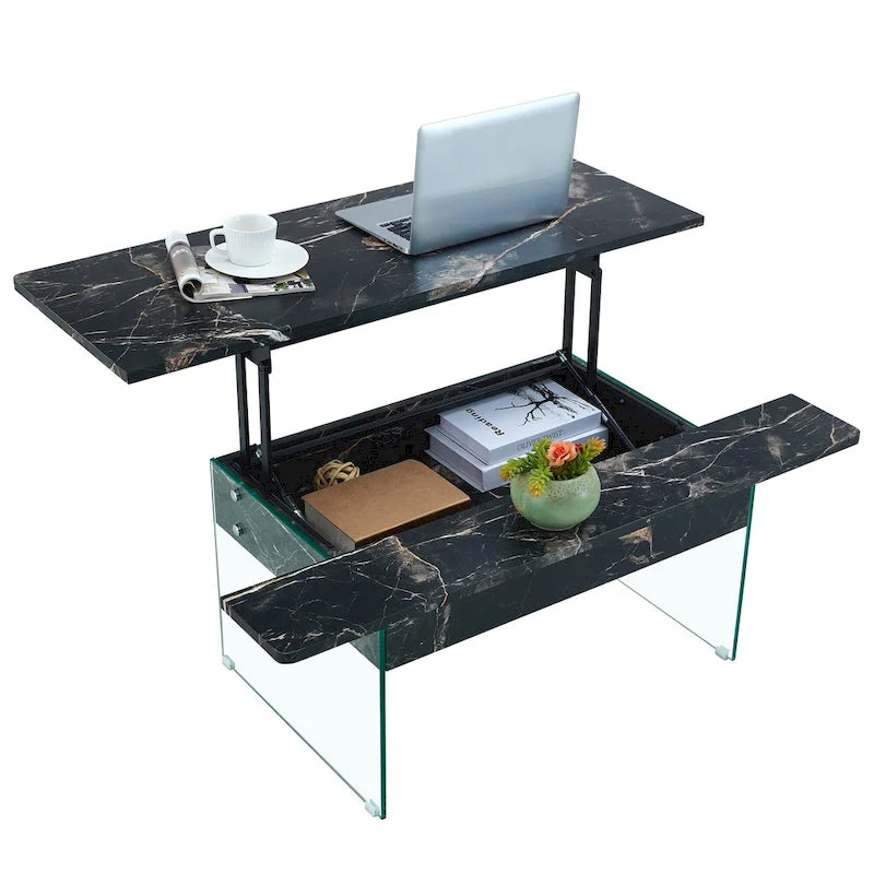 Table basse de 43,3 pouces avec fonction de réglage de la hauteur