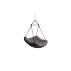 Chaise-hamac suspendue avec coussin pour patio, chambre et cour.