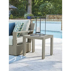 Signature Design by Ashley Kimpton Isle Brown Outdoor End Table - 22.25 W x 22.25 D x 20.5 H
