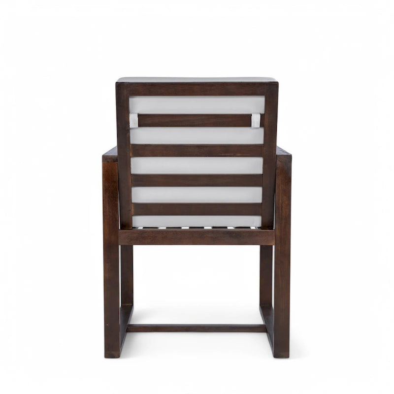 Ensemble de salle à manger d'extérieur pour patio avec table et chaises et coussins amovibles