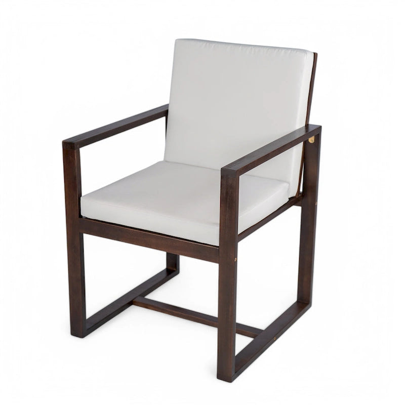Ensemble de salle à manger d'extérieur pour patio avec table et chaises et coussins amovibles