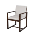 Ensemble de salle à manger d'extérieur pour patio avec table et chaises et coussins amovibles