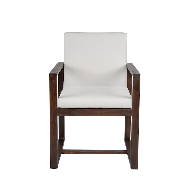 Ensemble de salle à manger d'extérieur pour patio avec table et chaises et coussins amovibles