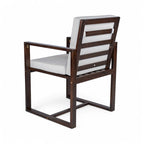 Ensemble de salle à manger d'extérieur pour patio avec table et chaises et coussins amovibles