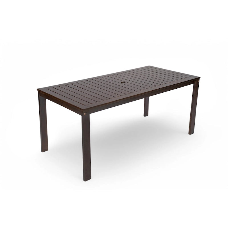 Ensemble de salle à manger d'extérieur pour patio avec table et chaises et coussins amovibles