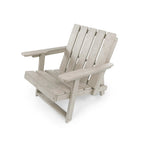 Chaise Adirondack moderne pliante d'extérieur Amalfi entièrement assemblée en HDPE résistant aux intempéries