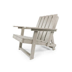 Chaise Adirondack moderne pliante d'extérieur Amalfi entièrement assemblée en HDPE résistant aux intempéries