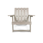 Chaise Adirondack moderne pliante d'extérieur Amalfi entièrement assemblée en HDPE résistant aux intempéries