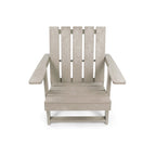 Chaise Adirondack moderne pliante d'extérieur Amalfi entièrement assemblée en HDPE résistant aux intempéries
