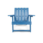 Chaise Adirondack moderne pliante d'extérieur Amalfi entièrement assemblée en HDPE résistant aux intempéries