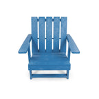 Chaise Adirondack moderne pliante d'extérieur Amalfi entièrement assemblée en HDPE résistant aux intempéries