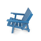 Chaise Adirondack moderne pliante d'extérieur Amalfi entièrement assemblée en HDPE résistant aux intempéries