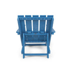 Chaise Adirondack moderne pliante d'extérieur Amalfi entièrement assemblée en HDPE résistant aux intempéries