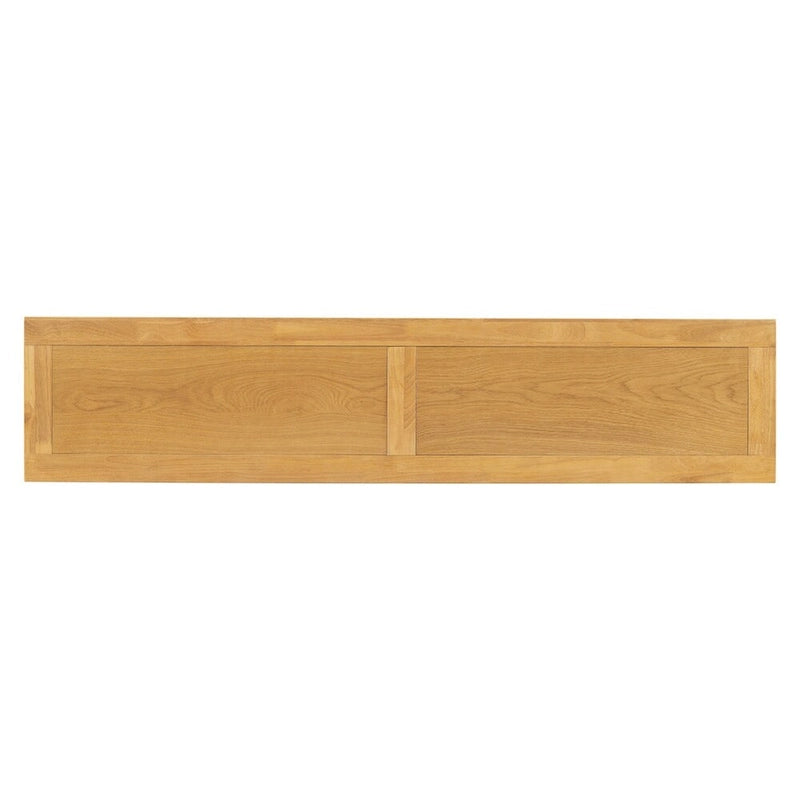 Console de table vintage avec placage de pin et pieds en forme de vase pour salon, bureau, entrée, chambre