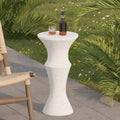 Patio Round Pedestal End Table, Side Table