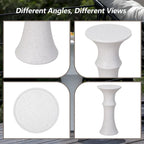 Table d'appoint/de bout ronde avec piédestal pour patio