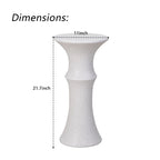Table d'appoint/de bout ronde avec piédestal pour patio