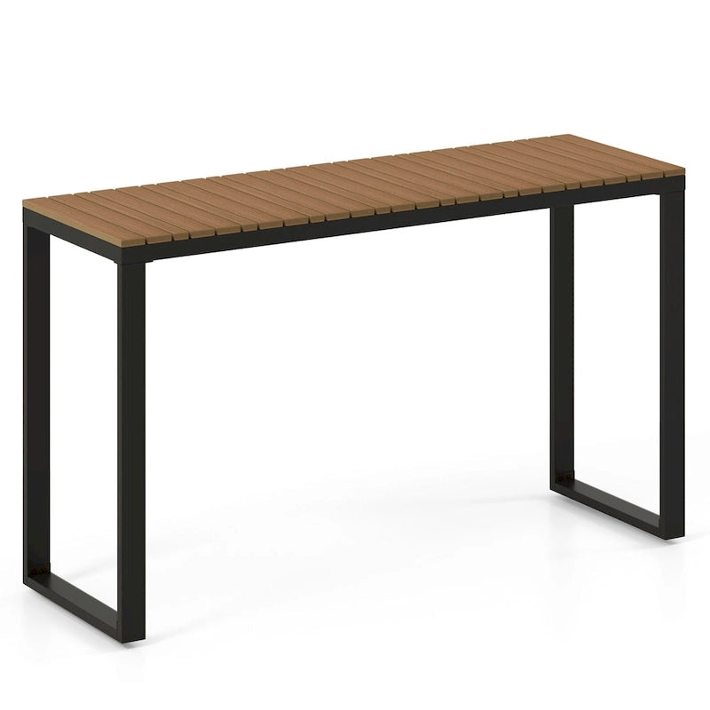 Console de jardin Costway avec pieds en métal, buffet de bar – Voir détails