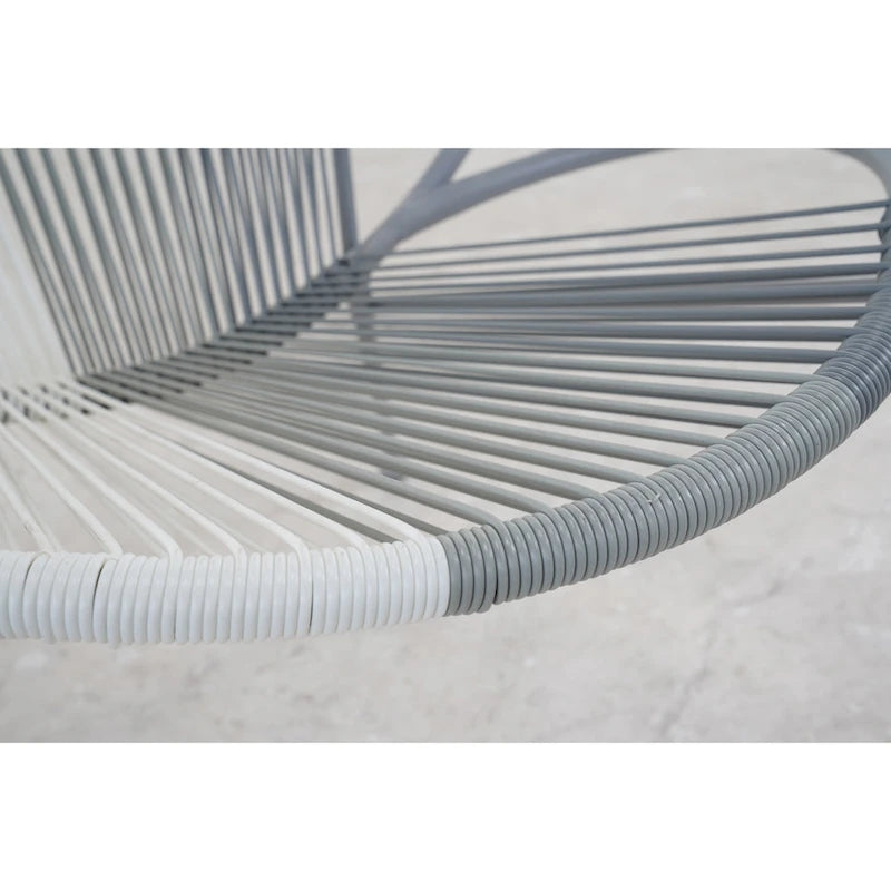 Ensemble de mobilier de patio 3 pièces, ensemble de bistrot de jardin en forme de coquillage