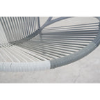 Ensemble de mobilier de patio 3 pièces, ensemble de bistrot de jardin en forme de coquillage