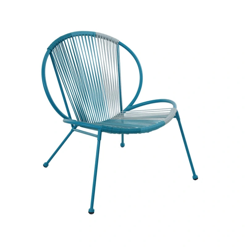 Ensemble de mobilier de patio 3 pièces, ensemble de bistrot de jardin en forme de coquillage