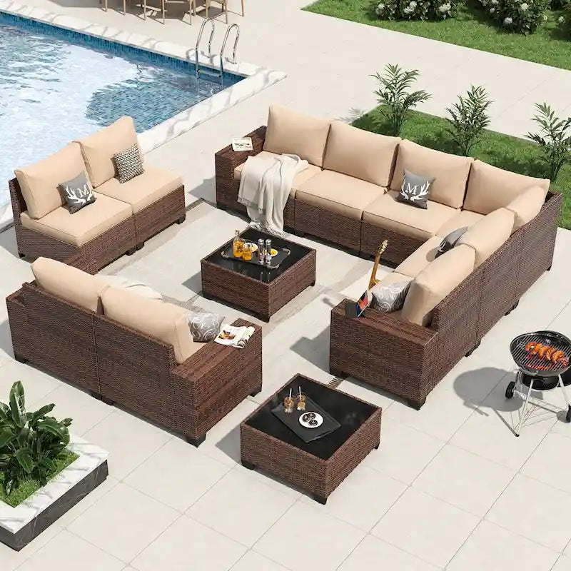 Patio Furniture Set , Outdoor Sectional Sofa Set