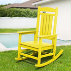 Fauteuil à bascule haut de gamme surdimensionné en plastique, stable et doux