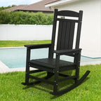 Fauteuil à bascule haut de gamme surdimensionné en plastique, stable et doux