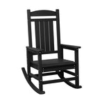 Fauteuil à bascule haut de gamme surdimensionné en plastique, stable et doux