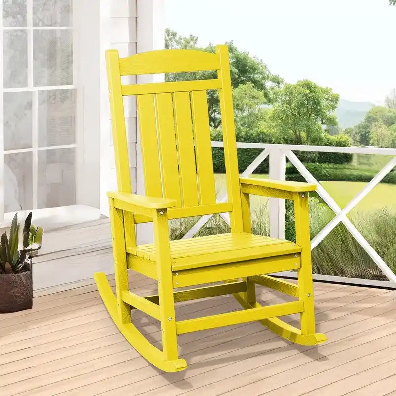 Fauteuil à bascule haut de gamme surdimensionné en plastique, stable et doux