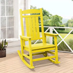 Fauteuil à bascule haut de gamme surdimensionné en plastique, stable et doux