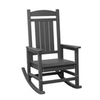 Fauteuil à bascule haut de gamme surdimensionné en plastique, stable et doux