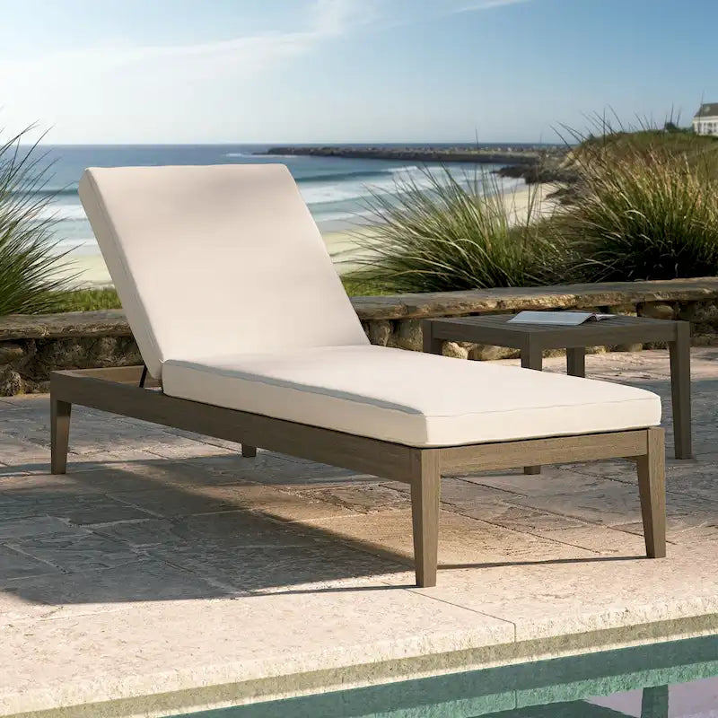 Bain de soleil en teck Northlake pour patio/extérieur