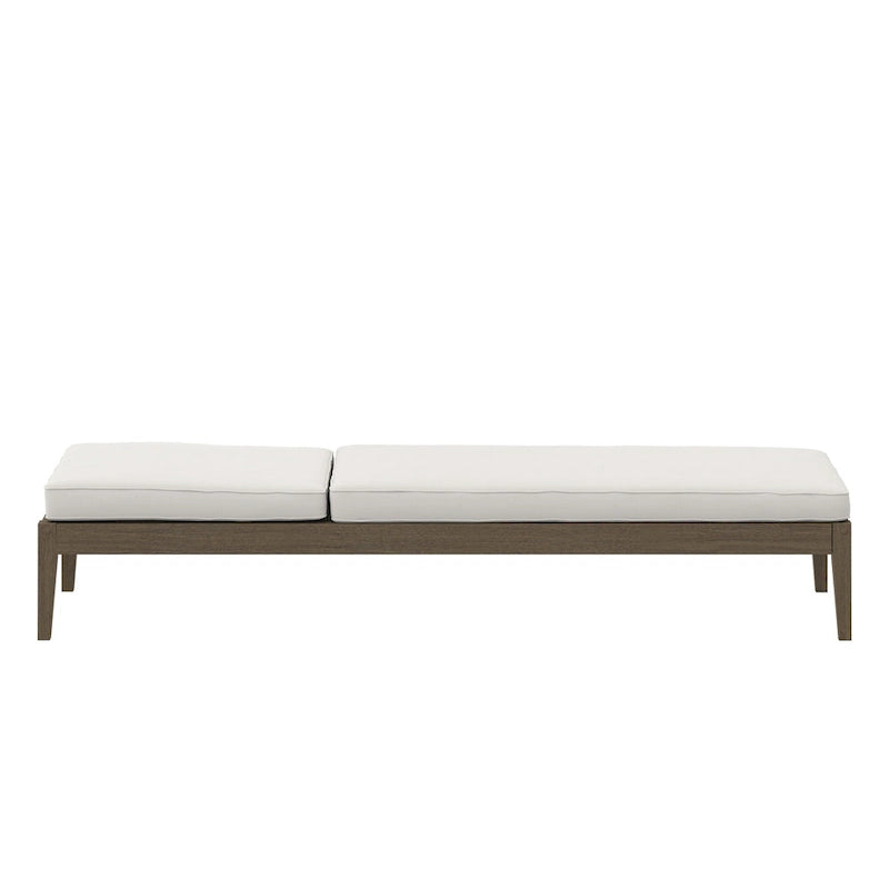 Bain de soleil en teck Northlake pour patio/extérieur
