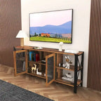 Meuble TV pour salon, meuble TV industriel pour chambre à coucher