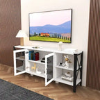 Meuble TV pour salon, meuble TV industriel pour chambre à coucher