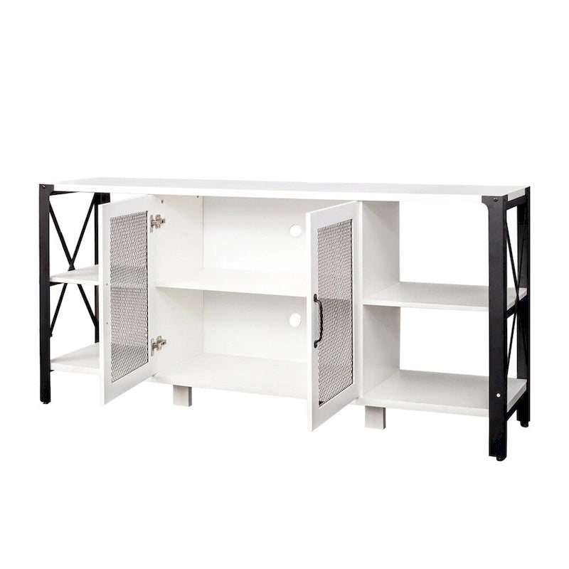 Meuble TV pour salon, meuble TV industriel pour chambre à coucher