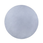 Table d'appoint d'extérieur, ronde 16 pouces, cadre imitation béton bleu clair